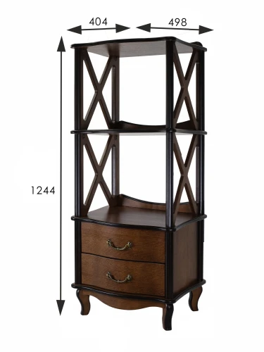 Этажерка Джульетта-2 орех