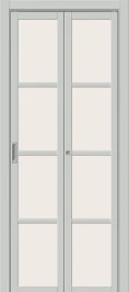 Межкомнатная складная дверь mr.wood Твигги-11.3 Grey Matt Magic Fog