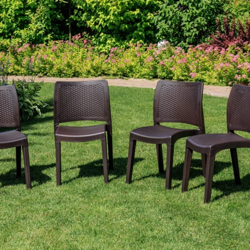 4 стула JULY коричневые