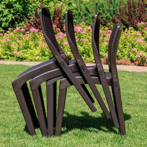 4 стула JULY коричневые