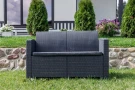 Двухместный диван LANA графит