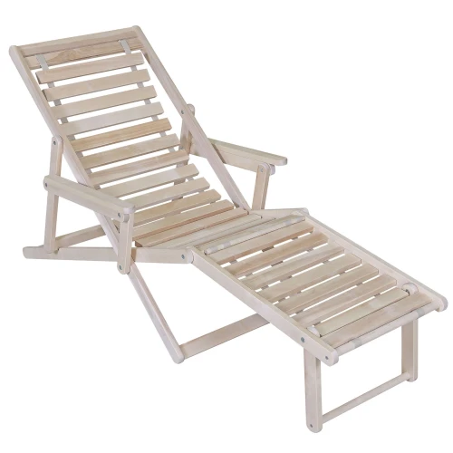 Шезлонг с подлокотниками