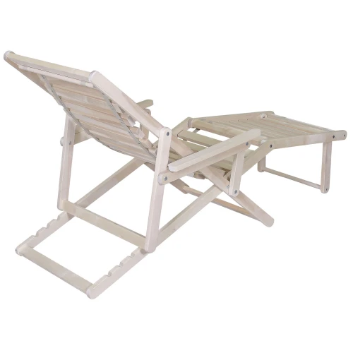 Шезлонг с подлокотниками