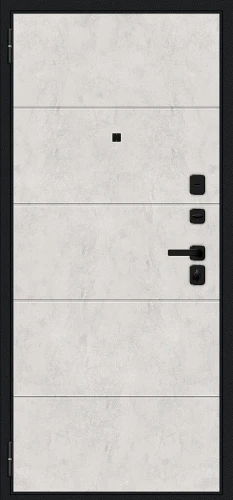 Входная дверь BRAVO Граффити-1 Инсайд/SBlack Букле черное/Look Art