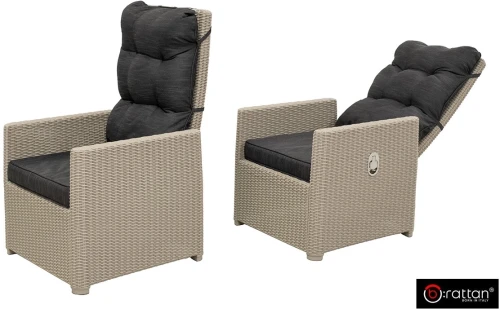 Комплект уличной мебели MANCHESTER SET 2, цвет серый