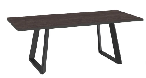 Стол DikLine ZL160 хромикс бронза/ черный/ опоры черные