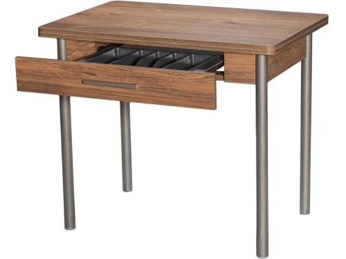 Стол М20 ДП1-02-05 900(1200)*600, ЛДСП:Дуб Сомеро, Н/стола (Металлик)