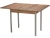 Стол М20 ДП1-02-05 900(1200)*600, ЛДСП:Дуб Сомеро, Н/стола (Металлик)