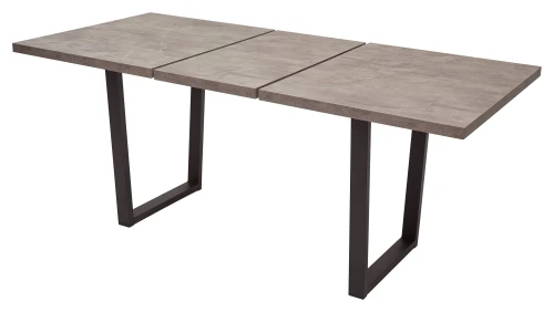 Стол ЛОФТ 160 Оникс/ Черный М-City