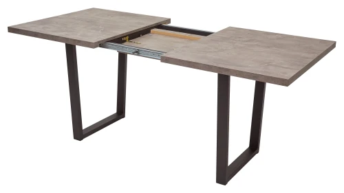 Стол ЛОФТ 160 Оникс/ Черный М-City