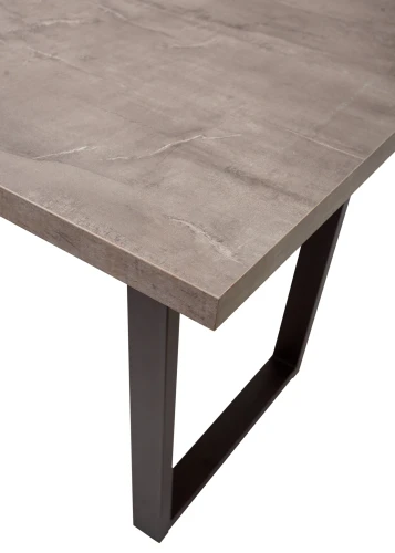 Стол ЛОФТ 160 Оникс/ Черный М-City