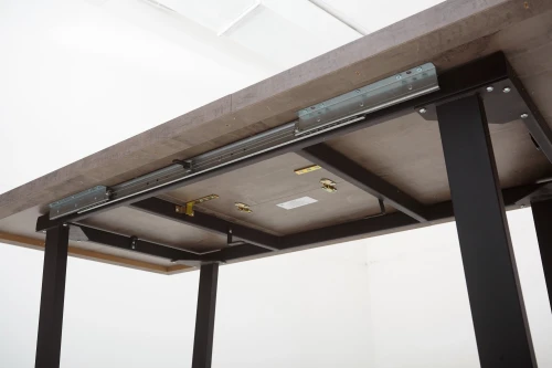 Стол ЛОФТ 160 Оникс/ Черный М-City