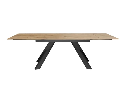 Стол DikLine DX140 Дуб галифакс/опоры черные (2 уп.)