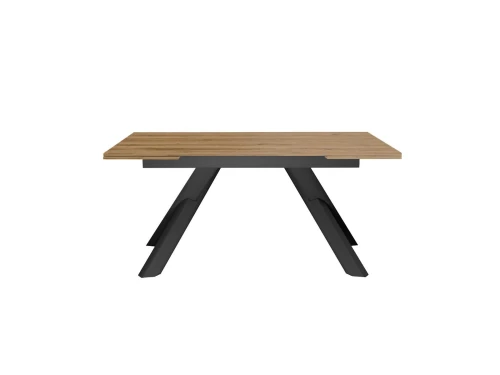 Стол DikLine DX140 Дуб галифакс/опоры черные (2 уп.)