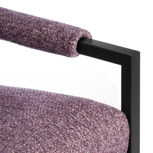 Диван Charli LUX/Чарли Люкс велюр/букле, VT shape wood rose