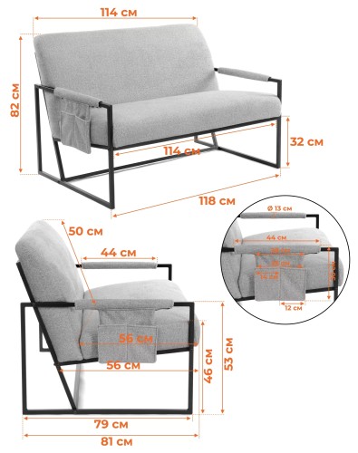 Диван Charli LUX/Чарли Люкс велюр/букле, VT shape wood rose
