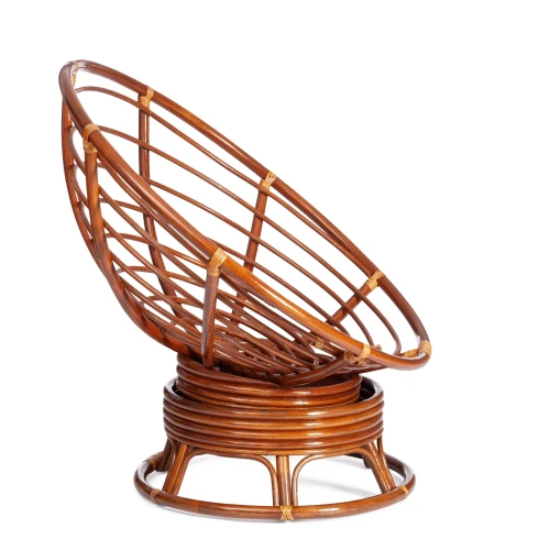 Кресло-качалка PAPASAN/ПАПАСАН w 23/01 B /без подушки/ 115х78х104 см, Pecan (орех)