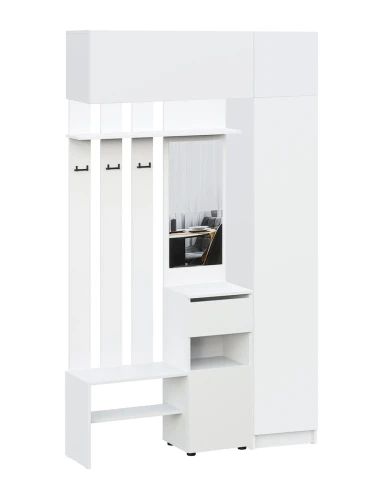 Прихожая Бали, Белый. Комплект 14