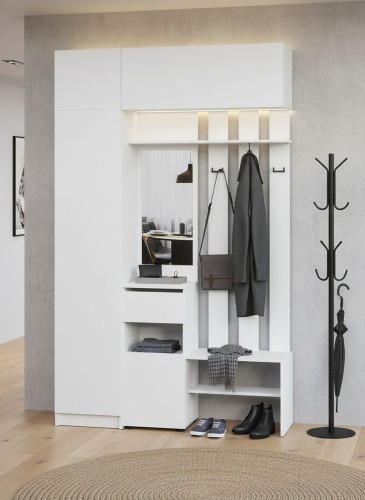 Прихожая Бали, Белый. Комплект 14