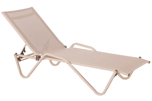 Шезлонг металлический Hera, тортора