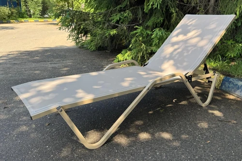 Шезлонг металлический Hera, тортора