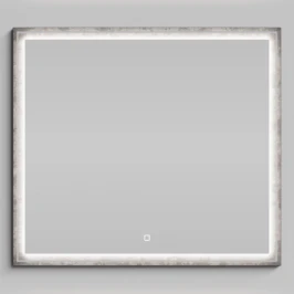 Зеркало Лайт 90, Серый камень ПВХ 57806