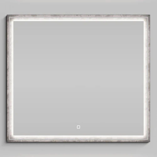Зеркало Лайт 90, Серый камень ПВХ 57806