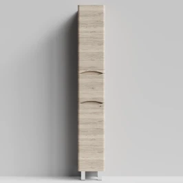 Пенал Адель 30 (1 ящик, 2 двери) напольный, Дубослив ореховый светлый ПВХ 3445, правый