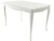 Обеденная группа (Стол Кабриоль и 4 стула Кабриоль с жесткой спинкой), эмаль белая