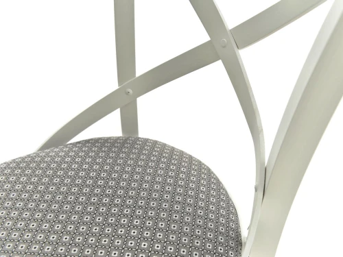 Стул «Соло Венский», Ажур 149-3, эмаль белая