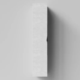 Пенал Марко 30 подвесной, дверь, ручки Хром, Белый камень ПВХ 57805, левый