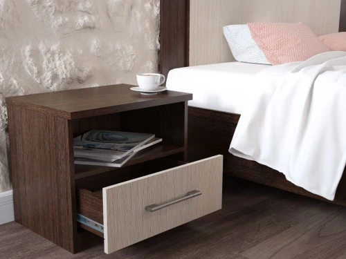 Спальня «Аврора» 3дв шк, Венге/Дуб молочный