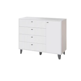 Комод Катрин-13, Белый, Белый снег