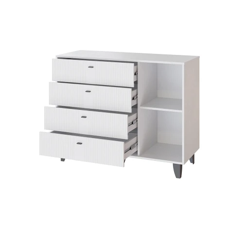 Комод Катрин-13, Белый, Белый снег