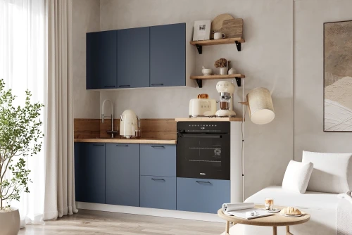 Готовая кухня КГ 1950 ПВХ, Ежевика Арника РМ