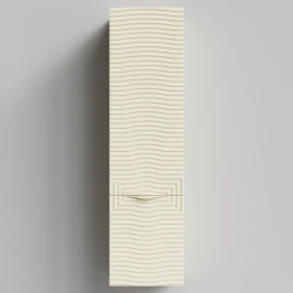 Пенал Эйфория 40 F5, пример RAL 1015 Светлая слоновая кость, матовая, подвесной, левый