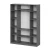 Шкаф распашной с наполнением (11 полок + штанга) ШК 5 (1600), Графит
