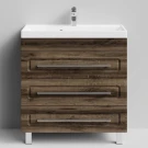 Тумба Арабеска 80 напольный, Дуб крымский коричневый ПВХ 131005-9005 Vodok с раковиной в комплекте Тумба Арабеска 80 напольный, Дуб крымский коричневый ПВХ 131005-9005 Vodok с раковиной в комплекте