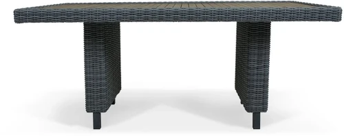 MOKKA BELLA стол прямоугольный с деревянной столешницей