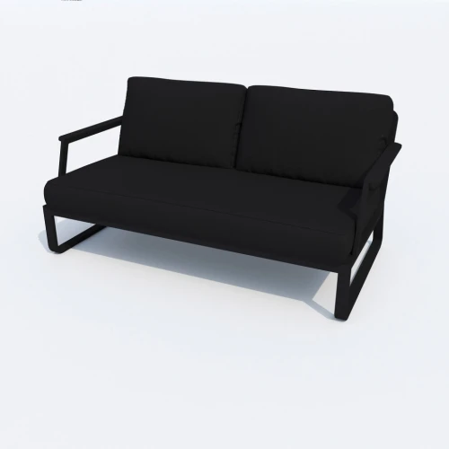 Лаунж зона ESTIVO черная - каркас карбон