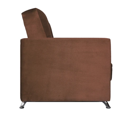 Диван Престиж Люкс 120 велюр коричневый