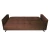 Диван Престиж Люкс 120 велюр коричневый