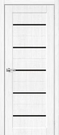 Межкомнатная дверь экошпон mr.wood Мода-22 Black Line Snow Melinga