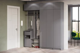 Прихожая Бали, Графит. Комплект 17