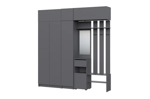 Прихожая Бали, Графит. Комплект 17