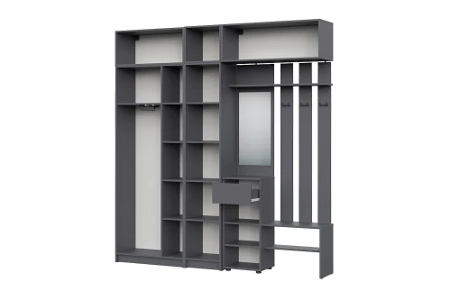 Прихожая Бали, Графит. Комплект 17