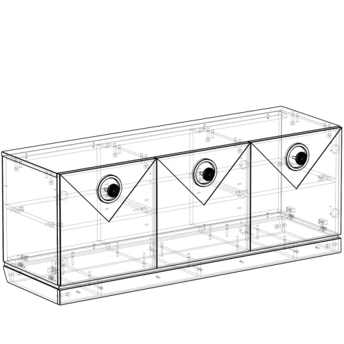 Тумба Капри ТВ, бежевый