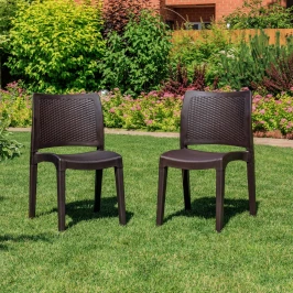 2 стула JULY коричневые