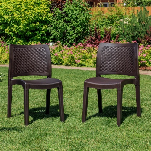 2 стула JULY коричневые