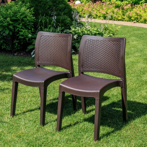 2 стула JULY коричневые